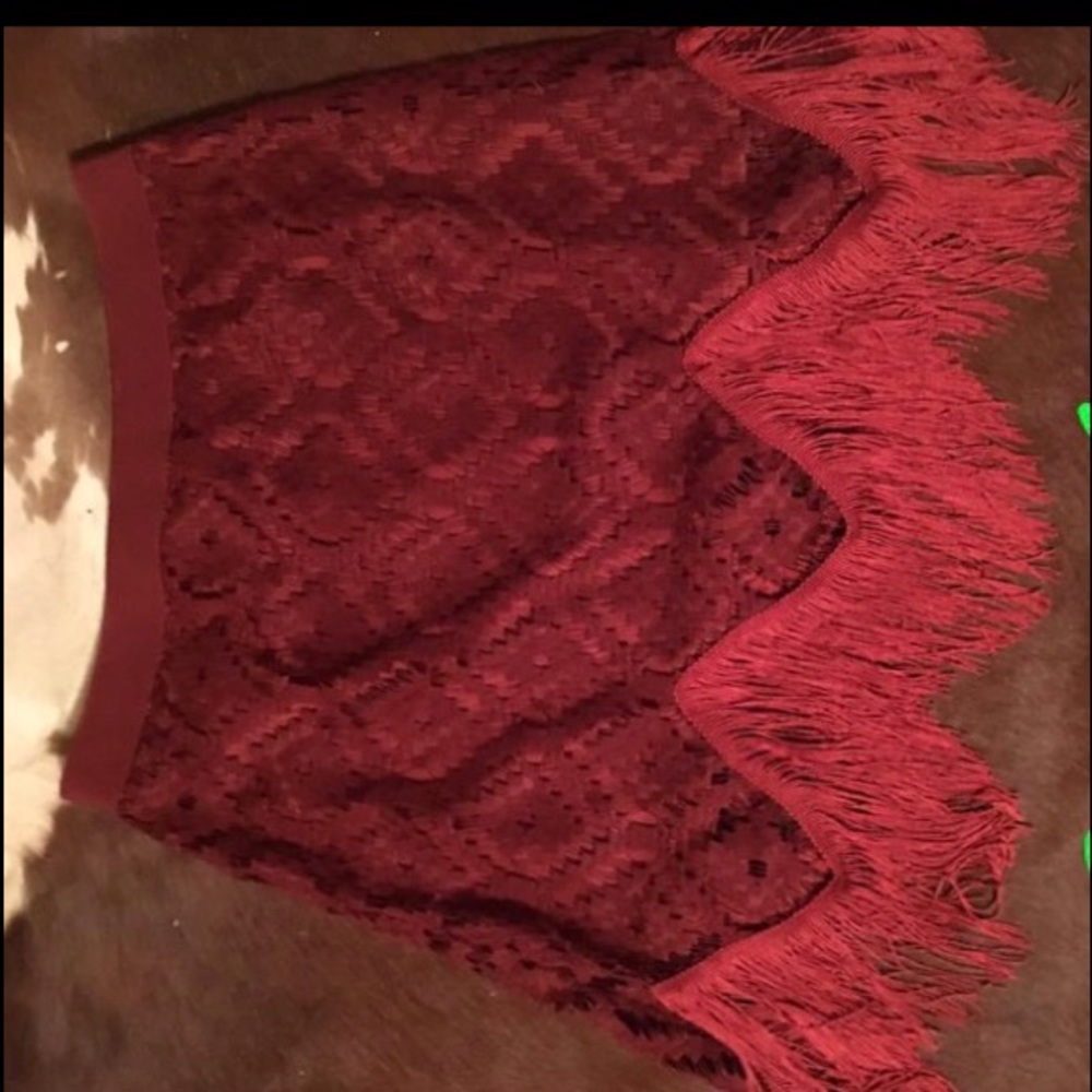 Skirt, red